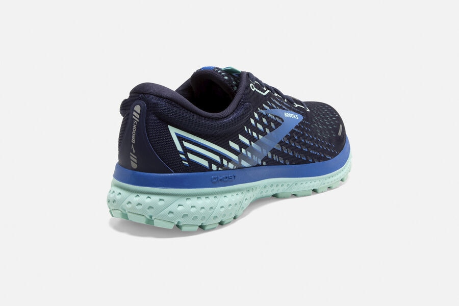 Brooks Ghost 13 Road Running Shoes Womens Navy/Blue 975460-HZF